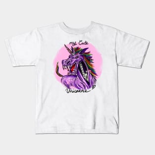 Zombie Unicorn Halloween 2020 gift Kids T-Shirt